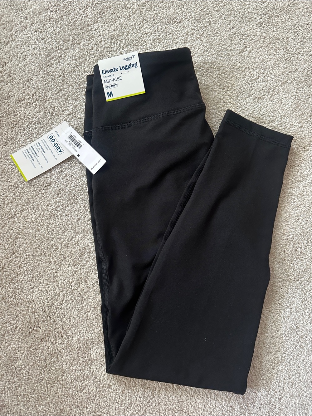 Elevate 7/8 Ankle Mid-Rise Go-Dry Legging